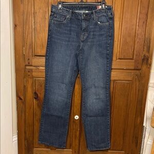 Gap 1969 Women’s Blue Classic Fit Stretch Denim Straight Leg Jeans Size 10A